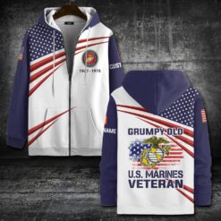 US Marine Corps, Once A Marine, Always A Marine - Zip Hoodie
