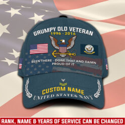 US Navy, Proud Veteran - Classic Cap