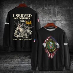 Army Branch, E 8 Army Master Sergeant - Sweatshirt