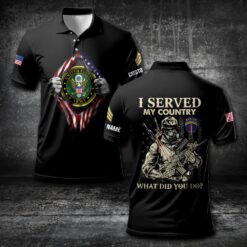 Army Division, Honor The Fallen - Polo Shirt