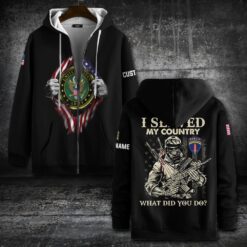 Army Division, Once A Soldier, Always A Soldier - Zip Hoodie