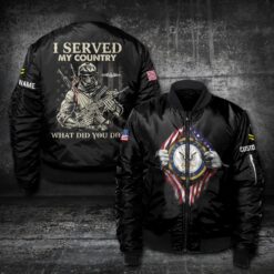 Navy Badge, Thank a Veteran - Bomber Jacket
