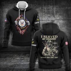 Navy Badge, Once A Sailor, Always A Sailor - Hoodie