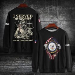 Navy Badge, Honor - Courage - Commitment - Sweatshirt