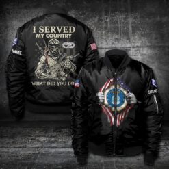 Air Force Badge, E 8 Air Force First Sergeant - Bomber Jacket