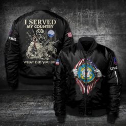 Coast Guard Rating, E 7 Red - Bomber Jacket