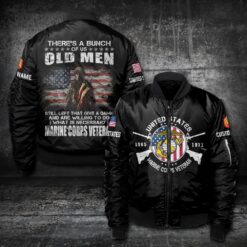 US Marine Corps, Honoring All Who Served - Bomber Jacket