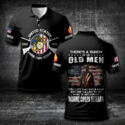 US Marine Corps, E 8 Marines First Sergeant - Polo Shirt