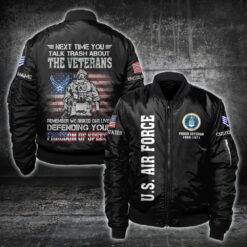 US Air Force , E 8 Air Force First Sergeant - Bomber Jacket