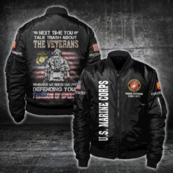 US Marine Corps, Honoring All Who Served - Bomber Jacket