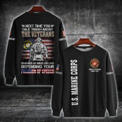 US Marine Corps, Honoring All Who Served - Sweatshirt