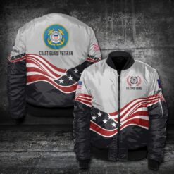 US Coast Guard, Freedom Isn't Free - Bomber Jacket