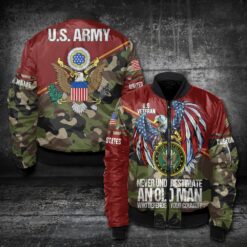 US Army, No One Fights Alone - Bomber Jacket