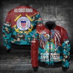 US Coast Guard, No One Gets Left Behind - Bomber Jacket