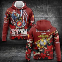 US Marine Corps, No One Fights Alone - Hoodie