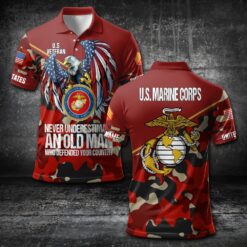 US Marine Corps, Honoring All Who Served - Polo Shirt