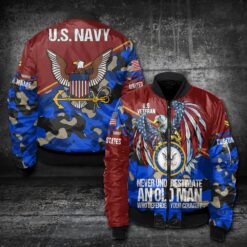 US Navy, E 4 Red - Bomber Jacket