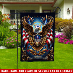 US Coast Guard, Defender of Freedom - Garden Flag