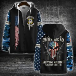 US Coast Guard, Remember - Honor - Respect - Zip Hoodie