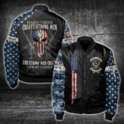 US Navy, Honor - Courage - Commitment - Bomber Jacket