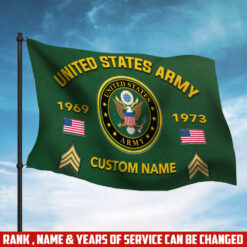 US Army, O 3 Army Captain - Flying Flag 3×5 Feet(90×150 Cm)