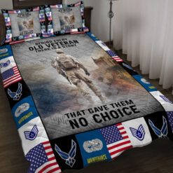 Air Force Badge, Always Remember, Never Forget - Quilt Bed Set - King