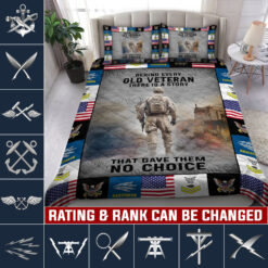 Navy Rating, E 4 Gold - Quilt Bed Set - Full