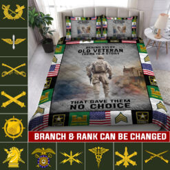 Army Branch, Land Of The Free, Because Of The Brave - Quilt Bed Set - Full