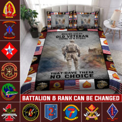 Marine Battalion, Lest We Forget - Quilt Bed Set - Full