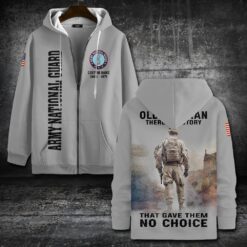 Army National Guard, Remember - Honor - Respect - Zip Hoodie