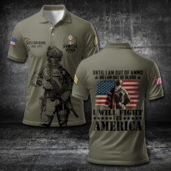 US Army, E 6 Army Staff Sergeant - Polo Shirt