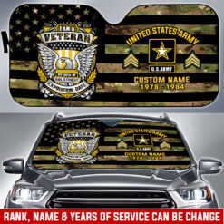 US Army, No One Gets Left Behind - Car Sun Shade