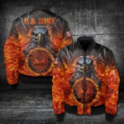 US Navy, E 5 Gold - Bomber Jacket