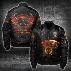 US Army, Duty, Honor, Country - Bomber Jacket
