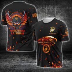 US Marine Corps, E 7 Marines Gunnery Sergeant - T-Shirt