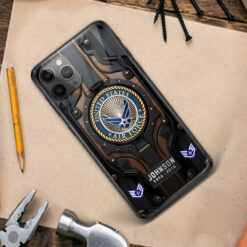 US Air Force, Proud Veteran - Premium Glass Phone Case