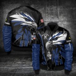 US Navy, E 8 Gold - Bomber Jacket