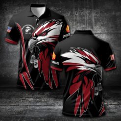 US Marine Corps, American By Birth, Veteran By Choice - Polo Shirt