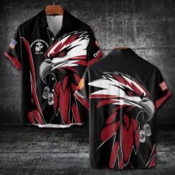 US Marine Corps, Served With Pride - Short Sleeve Button Shirt