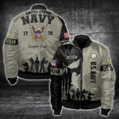 US Navy, Remember - Honor - Respect - Bomber Jacket