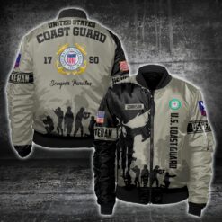 US Coast Guard, E 5 Gold - Bomber Jacket