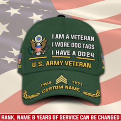US Army, No One Gets Left Behind - Classic Cap