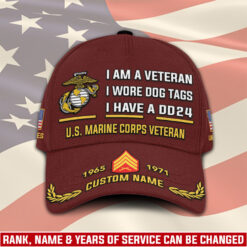 US Marine Corps, E 2 Marines Private First Class - Classic Cap