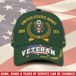 US Army, Land Of The Free, Because Of The Brave - Classic Cap