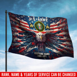 US Army, Duty, Honor, Country - Flying Flag 3×5 Feet(90×150 Cm)