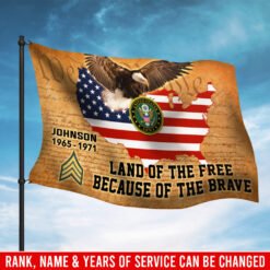 US Army, Proud Veteran - Flying Flag 3×5 Feet(90×150 Cm)