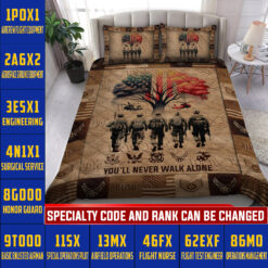 Air Force Specialty Code - Quilt Bed Set - Queen
