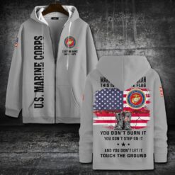 US Marine Corps, Defender of Freedom - Zip Hoodie