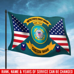 US Coast Guard, Duty, Honor, Country - Flying Flag 3×5 Feet(90×150 Cm)