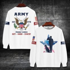 US Army, Honor, Duty, Service - Sweatshirt
